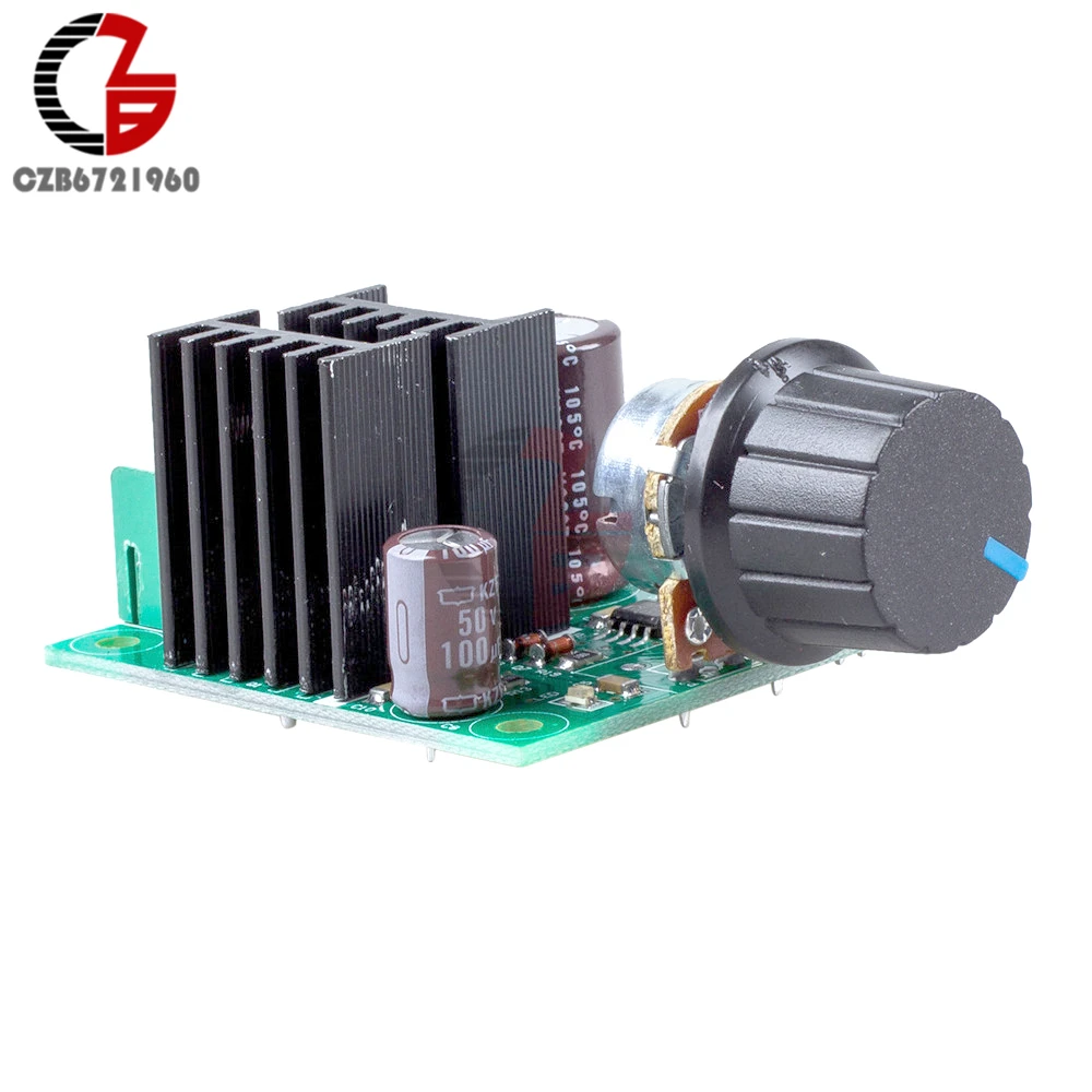 400W 10A Voltage Regulator DC 12V-40V PWM DC Motor Speed Controller Regulator Fan Speed Control Dimmer Switch Power Controller
