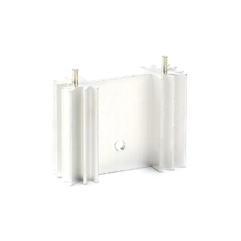 Cooler de alumínio para dissipador de calor, dissipador de calor com pino 34x25x12mm com 10 peças