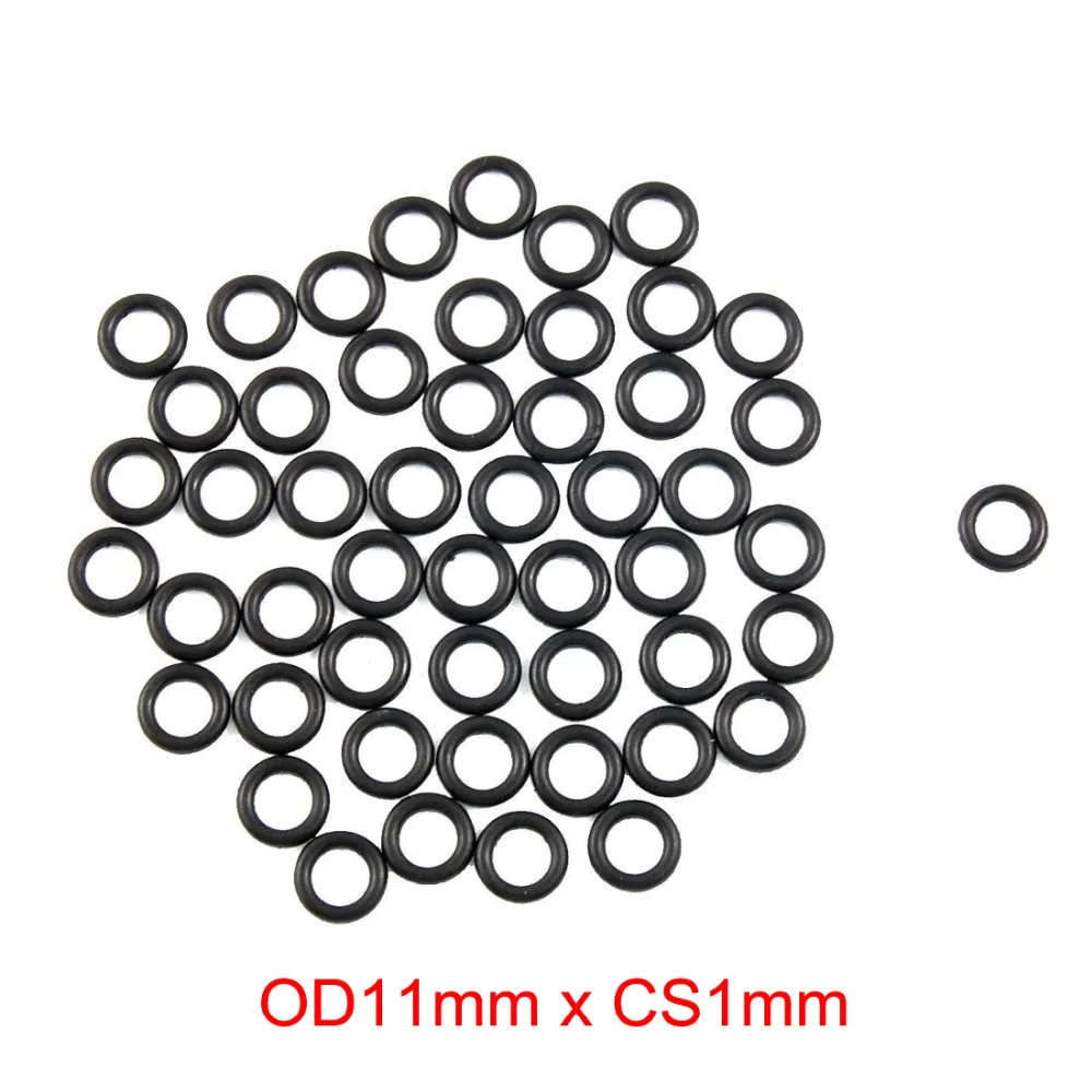 OD11mm x CS1mm Nitrile Rubber O Ring NBR Oil Sealing Gasket