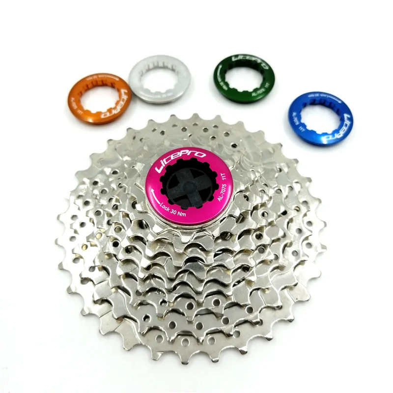 LITEPRO Cassette Freewheel Lock Caps 11T Flywheel Cover Aluminum Alloy 7075 Mountain Bike Road Folding Bicycle Freewheel Part