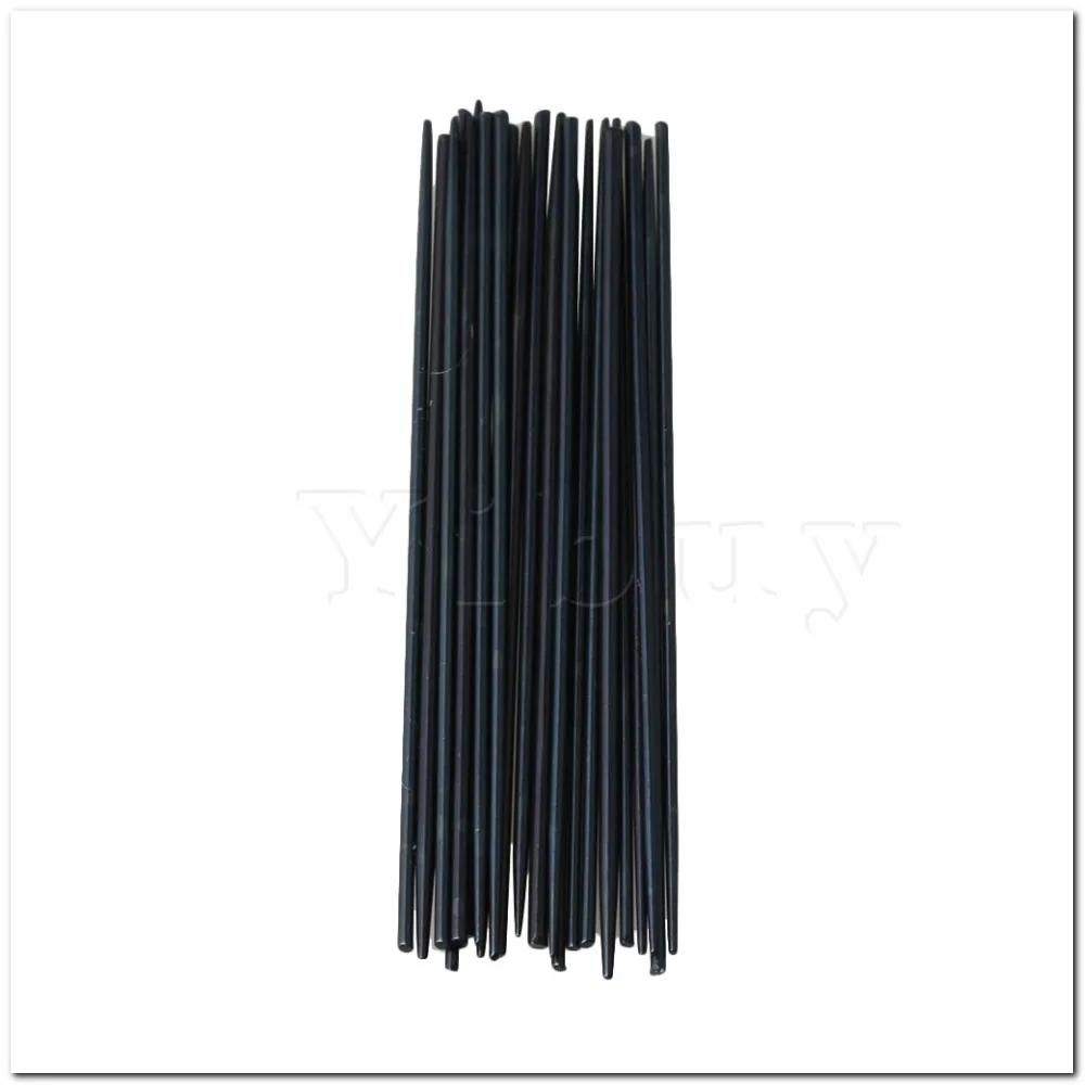 Yibuy Black Stainless Steel 0.8-1.2mm Alto Saxophone Sax Needle Spring DIY Repair Accessory Maintanence Tool Pack of 23