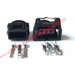 1 Set Female And Male 3 Pin Wire Connector For Bosch EV1 Electrical Connectors Automotive Plug