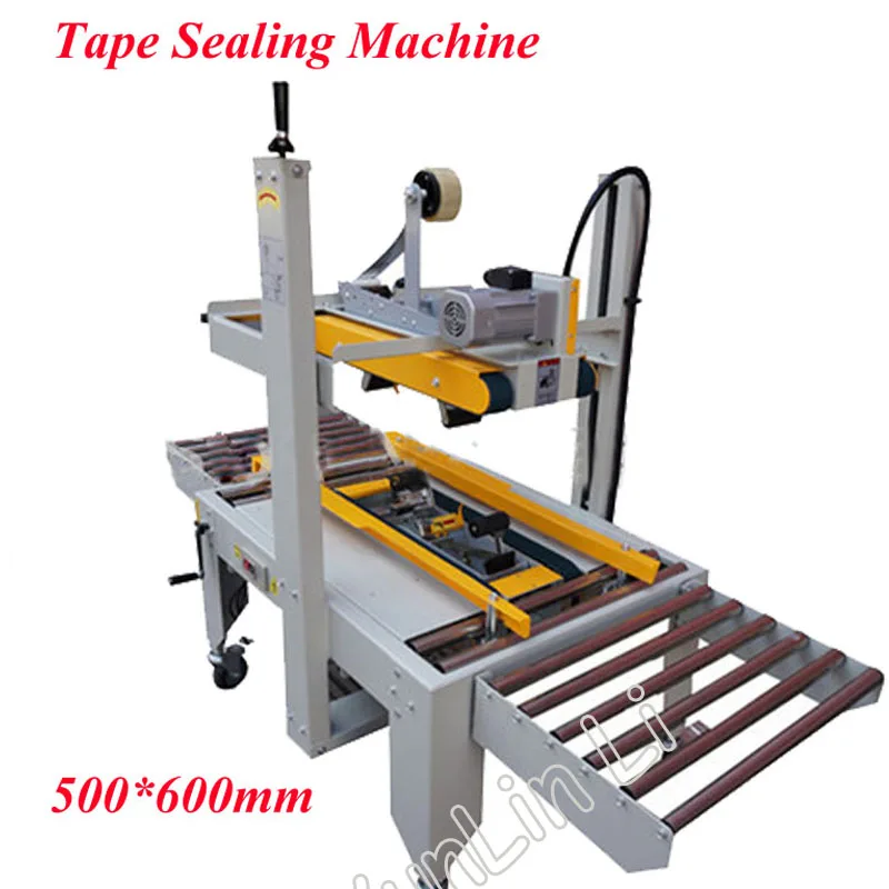 

Tape Sealing Machine 220V 180W Large Semi-Auto Box/Case/Carton Tape Sealer with English Manual FXJ-6050