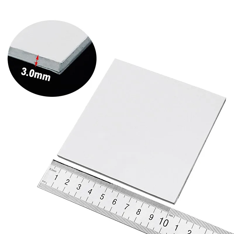 1PCS Gdstime Leitfähigen Silikon Pad 100mm x 100mm x 3mm Thermische Kühlkörper Pad