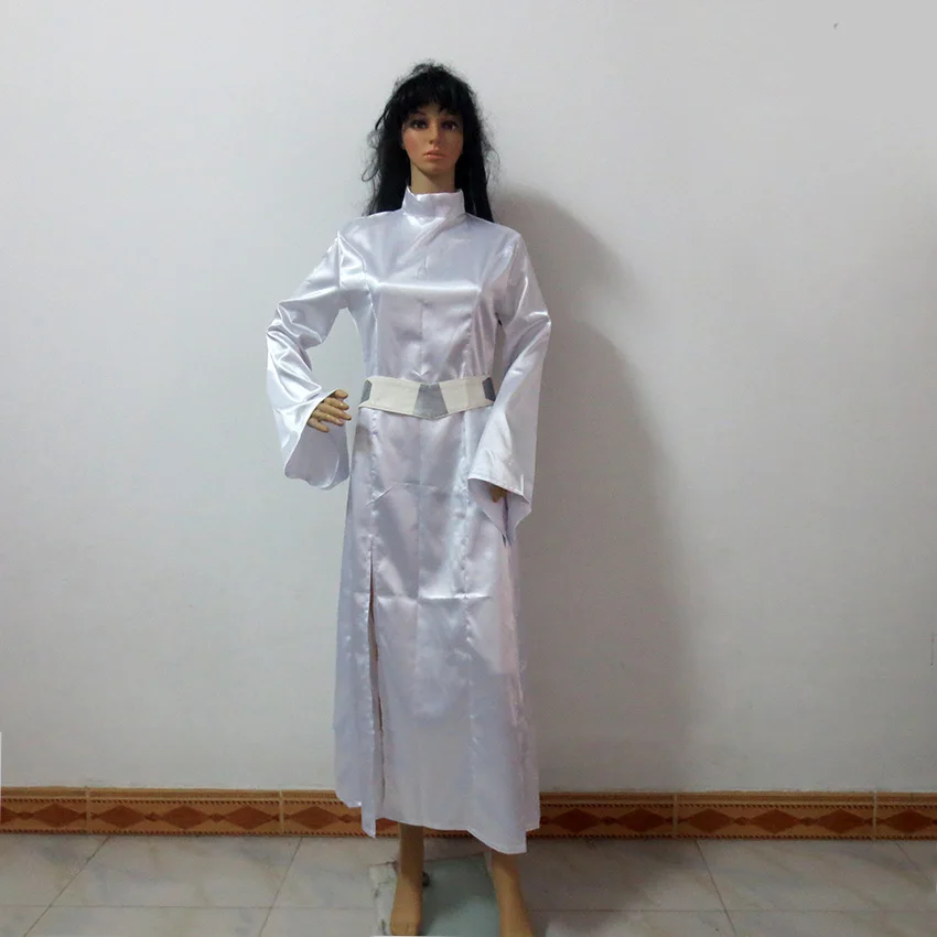 

Ольхиана принцесса Лея Органа Соло платье Рождественская вечеринка Хэллоуин униформа наряд косплей костюм на заказ любой размер