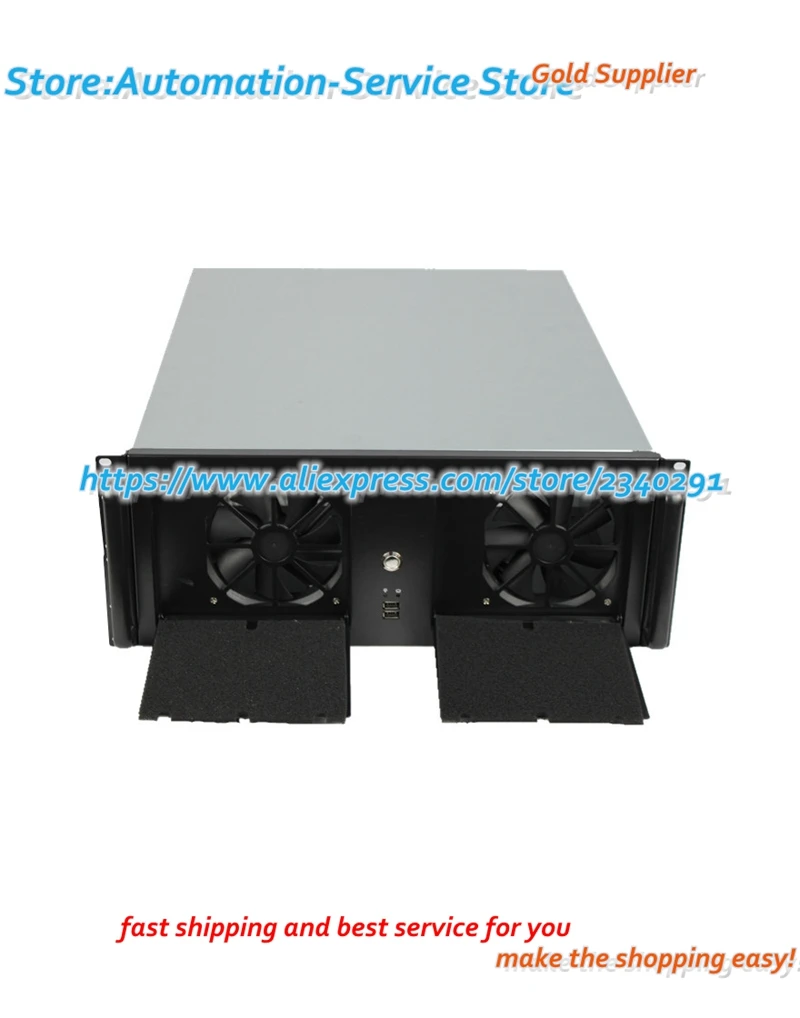 4U Industrial Control Industrial Internet Cafes Chassis KTV Server Chassis ATX PC Power Disk HTPC Chassis