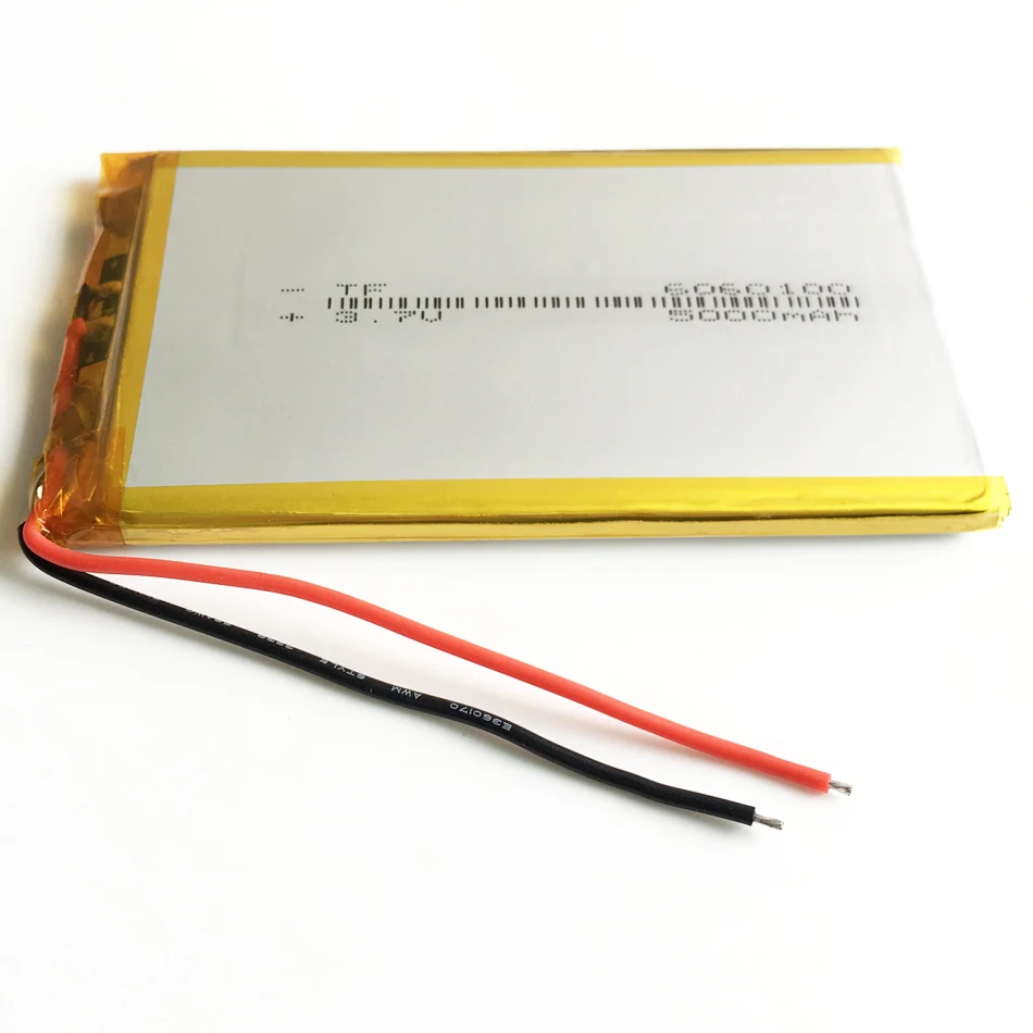 3.7V 5000mAh 6060100 polimerowy akumulator litowo-LiPo do GPS PSP DVD PAD e-book tablet moc pc bank Laptop mobilny