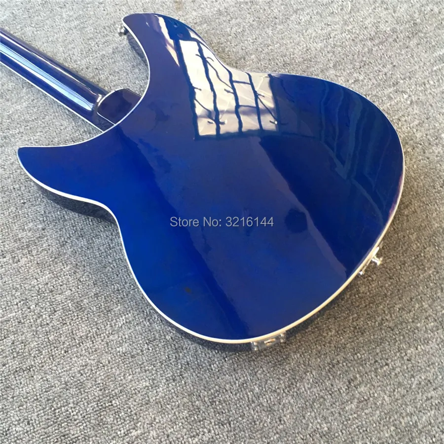 Benutzerdefinierte produkt 6 string RICK blaue e-gitarre. alle farben kann, die fabrik großhandel