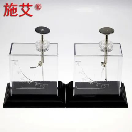 Large size a pair of foil electroscope physics electrostatic teaching instrument  free shopping