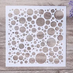 13 cm Polka Dot Bubble DIY Painting Stencil for Scrapbooking Stamping Album Decorative Embossing Paper Cards Christmas Gifts