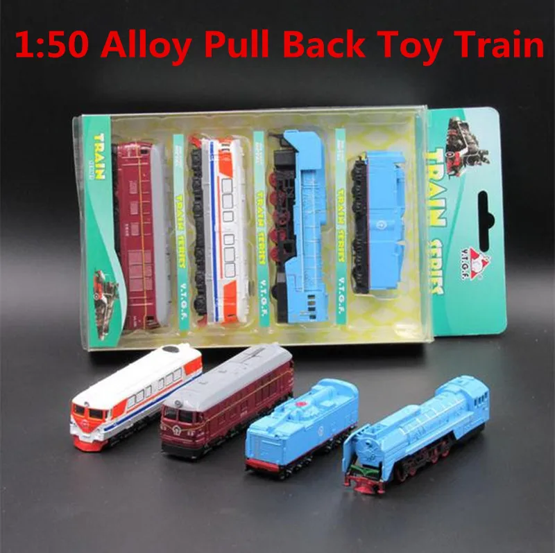 

1:50 alloy pull back toy trains, high simulation alloy die-cast toys, children's favorite educational toys, free shipping