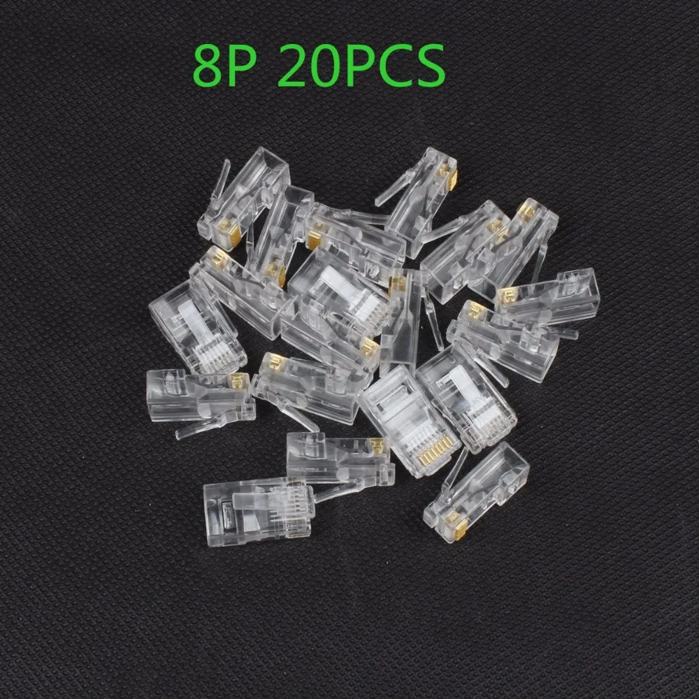 Rj45 Krimptang Netwerk Reparatie Tools Kit Punch/Kabel Stripper /Crimper Klem/Kristallen Kop