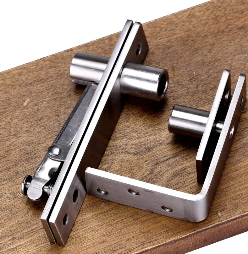 

Hot sell up and down the shaft stainless steel door hinge pivot hinge 130mmx25mm 360 degree