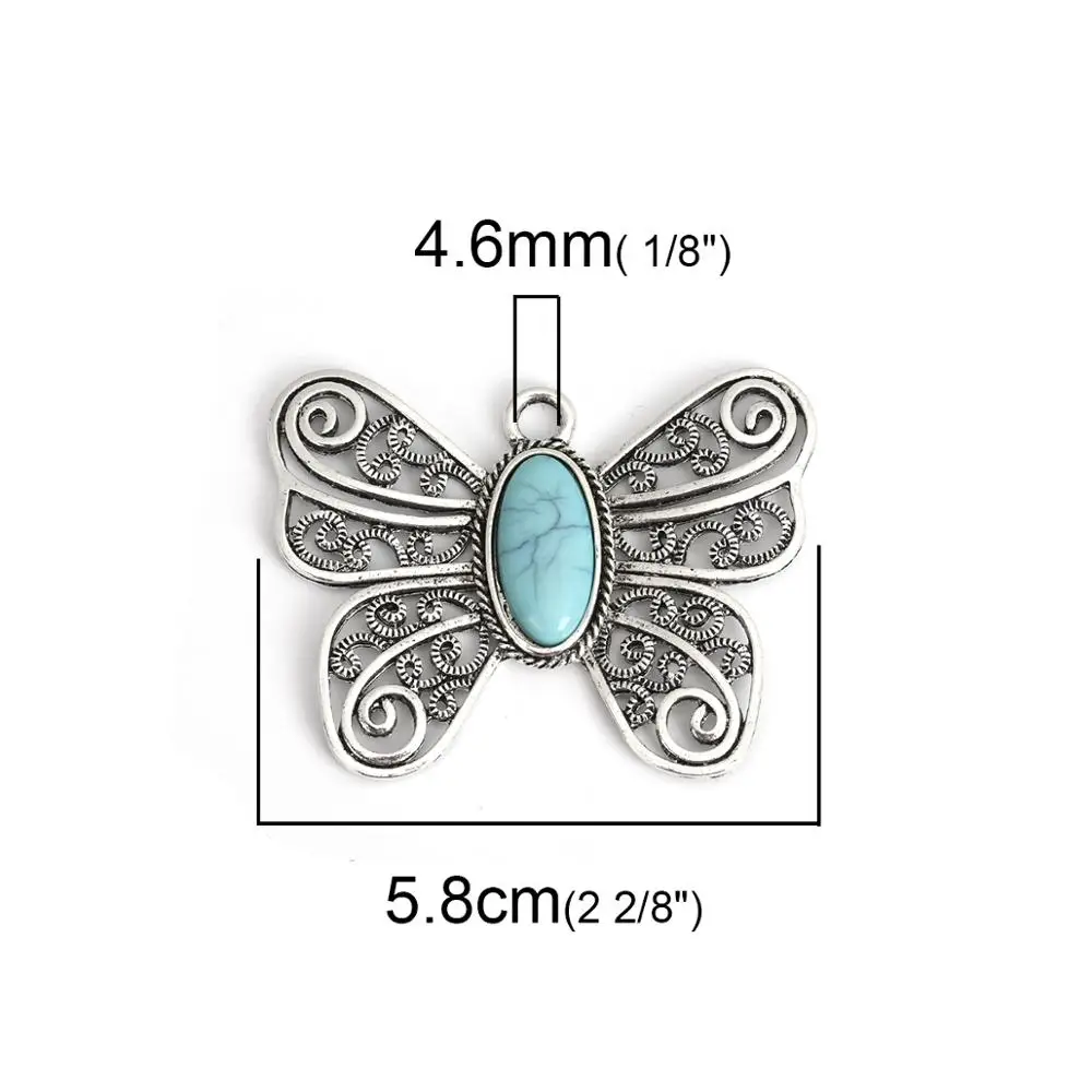 DoreenBeads Fashion Gold Zinc Based Alloy Pendants Irregular Dream Catcher Silver Color Trendy Jewelry DIY Charms , 3 PCs