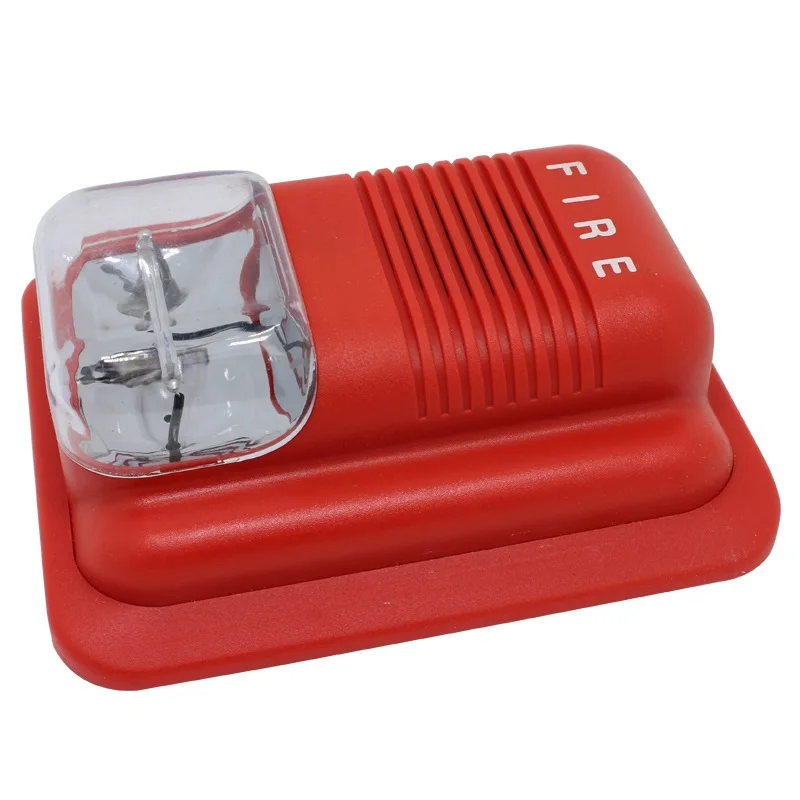 24V wired  Flash Light sound Fire alarm Siren