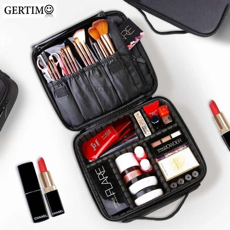 Professional Toiletry Bags Cosmetic Bag Organizer Women Travel Make Up Vanity Cases Big Capacity Cosmetics Suitcases For Makeup