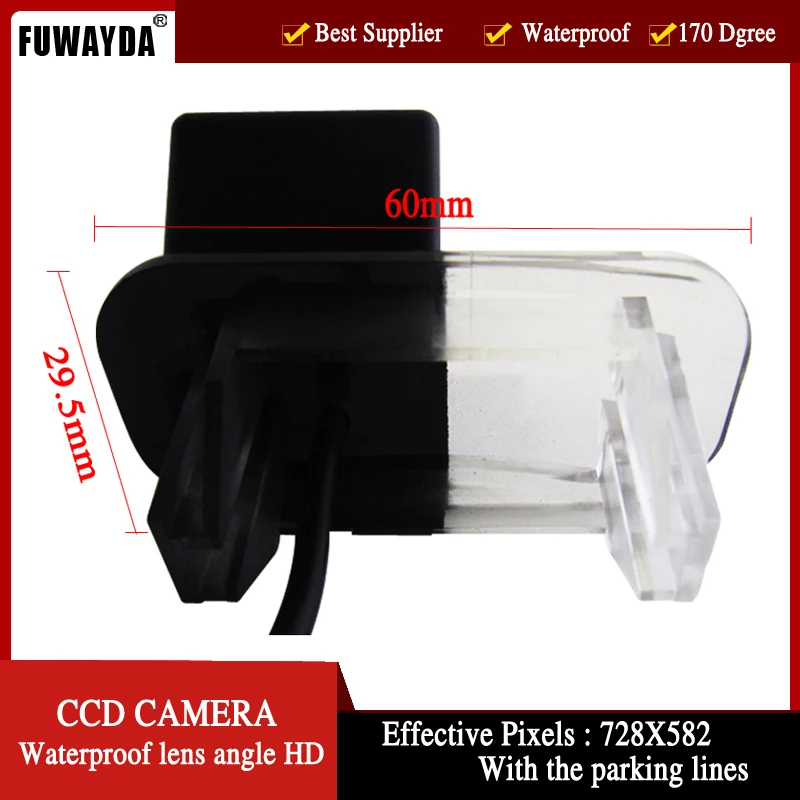 FUWAAYDA Car Rer View Camera for Mercedes-Benz B200 A-class W169 B-Class T245 with 4.3 Inch foldable LCD TFT Monitor WATERPROOF
