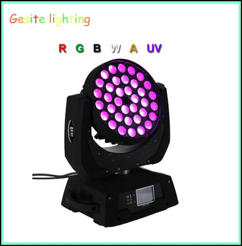 free shipping 36pcs 18W wash RGBWAUV 6in1 hot new products for 2015 ZOOM led moving head