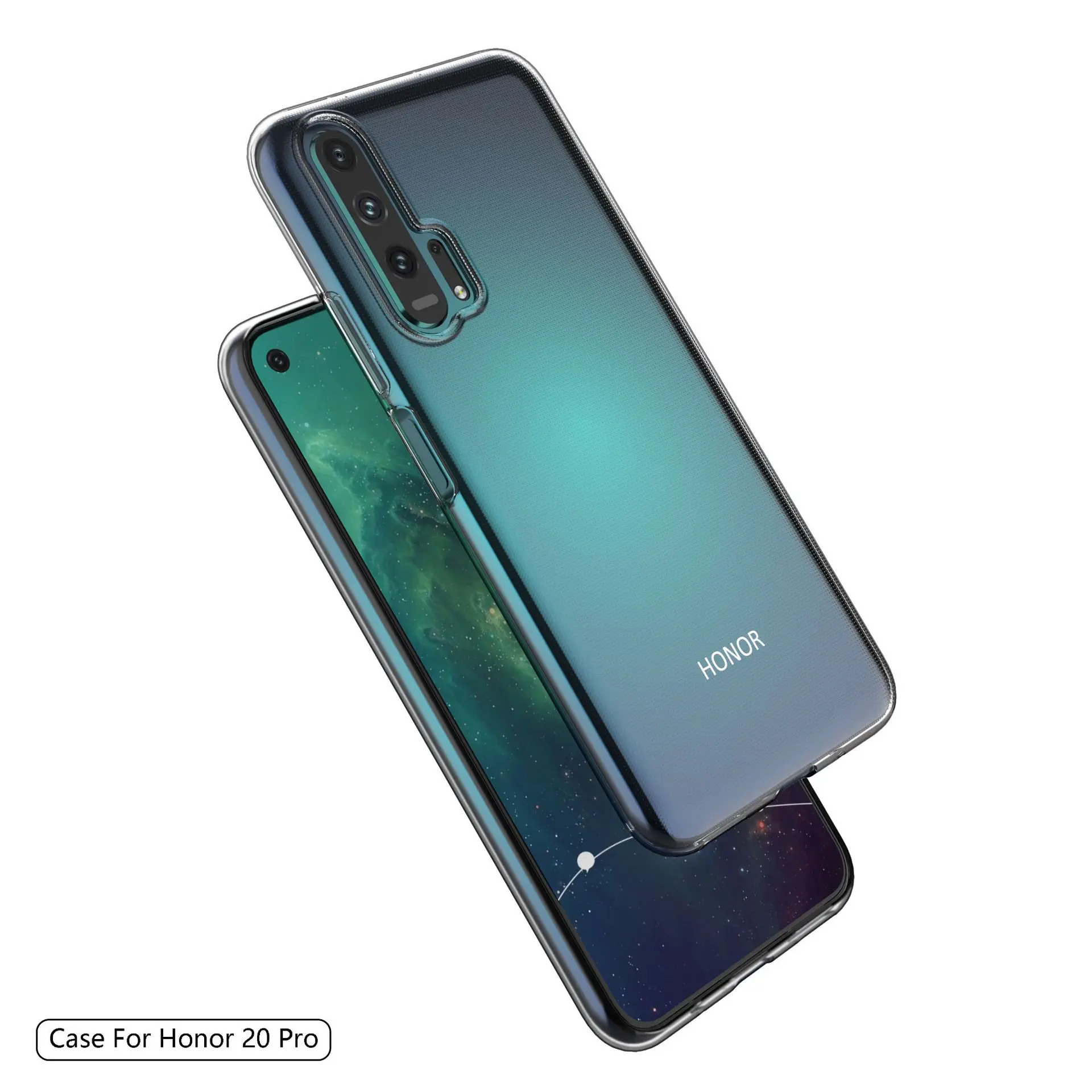 Ultra-thin transparent Soft TPU case For Huawei Honor 20 Pro slim Protective back cover for huawei honor 20 20pro honor20 shell