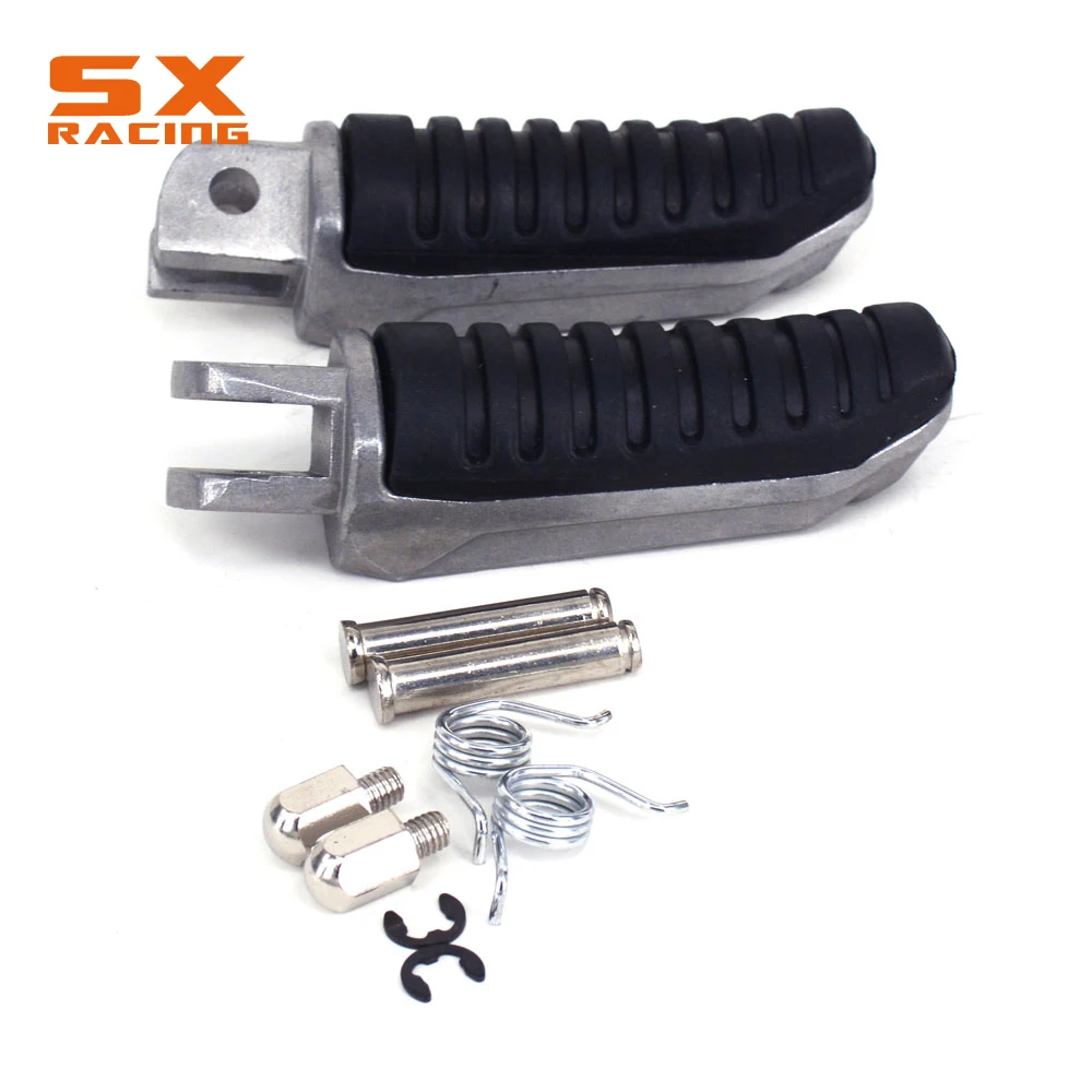 Motorcycle Street Bike Front Foot Pegs Pedal For SUZUKI Hayabusa GSX1300RR GSX650 GSX1400 V-Strom 650 DL650 DL1000