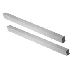 Uxcell-torno de acero de alta velocidad, herramienta HSS, 12x12x200mm, 10x10x200mm, 8x8x200mm, cuadrado, en blanco, 2 unidades