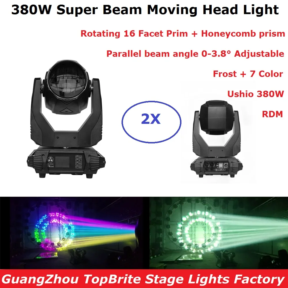 

380W Beam Spot Light DMX Controller Super Beam Moving Head Light Professional Dj Bar Party Light Wedding Club Show Stage Light