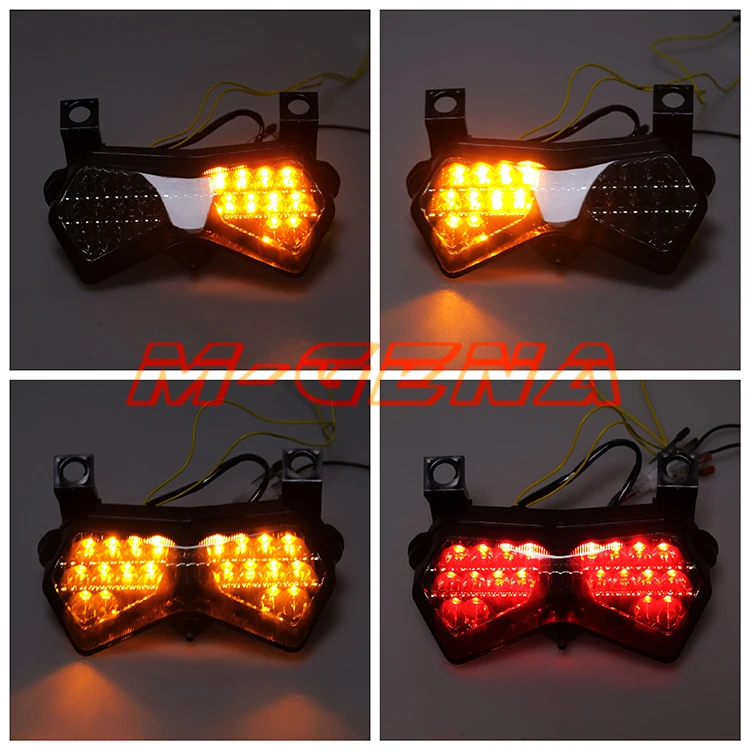 Motorcycle Rear Turn Signal Tail Stop Light Lamp Integrated For ZX6R 636 ZX6RR Z750S 2003 2004 Z1000 2003-2006 03 04 05 06