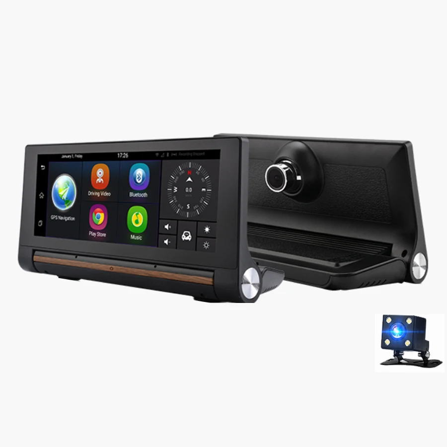 Newest IPS Car DVR 5.0 Android Touch Screen + ROM 16GB+Europe GPS Navigation