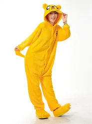 Jake Dog Kigurumi Women Men's Onesie Pajamas Halloween Party Cosplay camouflage Costumes For Adults