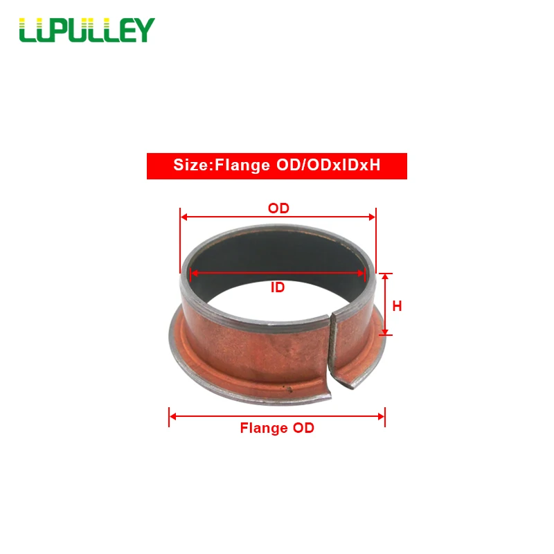 LUPULLEY SF1-F Oilless Flanged Bushing Bearing Self Lubricating Composite Flange Bearings SF1-F30300 SF1-F35200 SF1-F40450