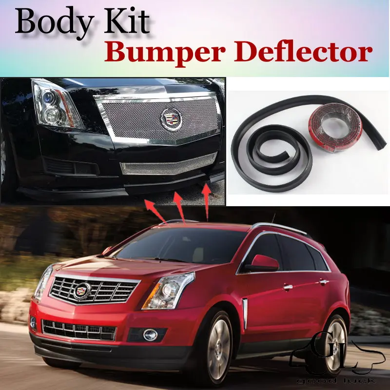 Bumper Lip Deflector Lips For Cadillac SRX 2004~2015 Front Spoiler Skirt For TopGear Fans Car Tuning / Body Kit / Strip