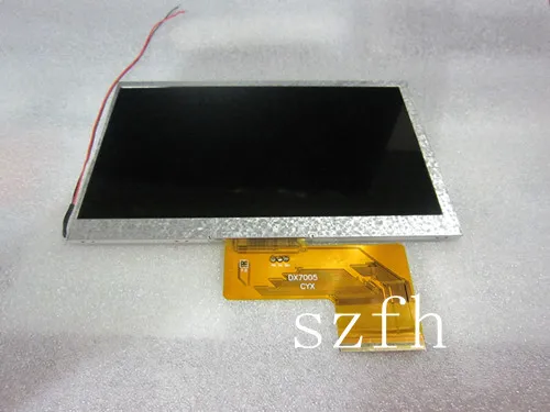 60 7-inch LCD screen backlight 3mm cable No. DX7005