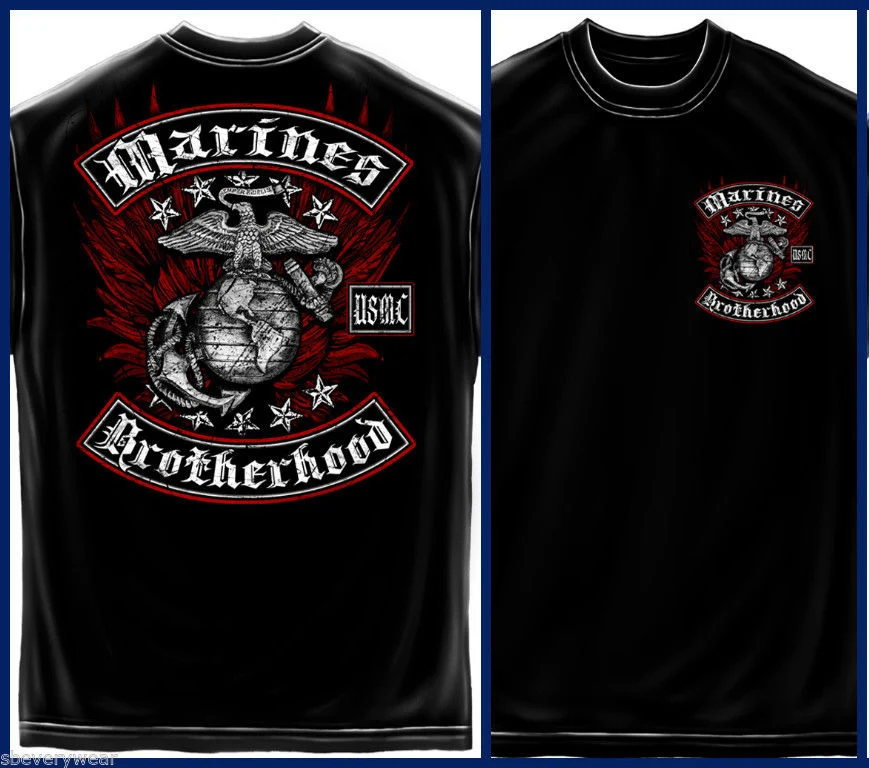 Футболка морской пехоты Usmc Biker Rockers American Eagle Usa Black, новинка 2019, Мужская модная дизайнерская футболка с принтом в летнем стиле