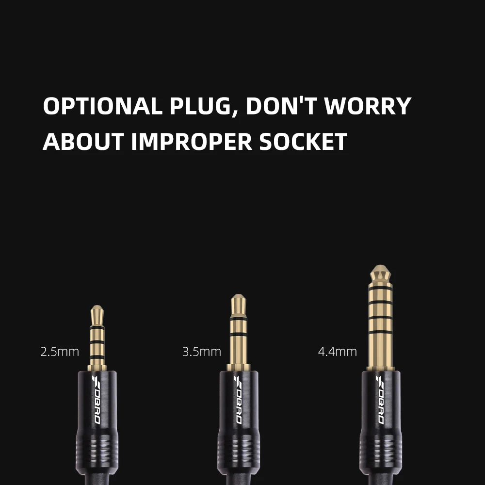 FDBRO 8core MMCX 2Pin 0.78mm A2DC Silver Plated Earphone Cable 2.5/3.5/4.4mm Balanced Headset Audio Jack Cable For SE315 SE425