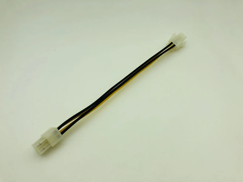 8 بوصة 4 دبوس الذكور إلى 4Pin الإناث ATX PC وحدة المعالجة المركزية امدادات الطاقة تمديد كابل الحبل محول اللوحة P4 الطاقة كابل لسطح المكتب 20 سنتيمتر