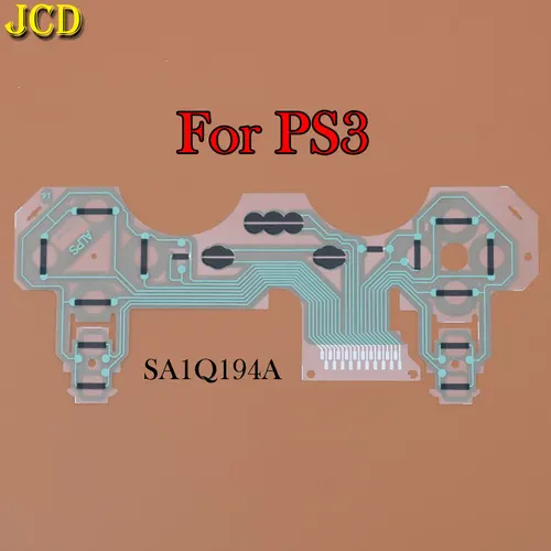 Imagen 2 del producto JCD placa de circuito de cinta de botones para controlador Dualshock 3 PS3, Cable flexible de teclado de película conductora, SA1Q160A, SA1Q159A, 1 unidad