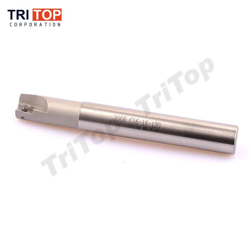 카바이드 밀링 인서트용 고속 엔드 밀, 밀링 헤드 BAP JAP 300R C16-16-120, 2 톱니, APMT1135