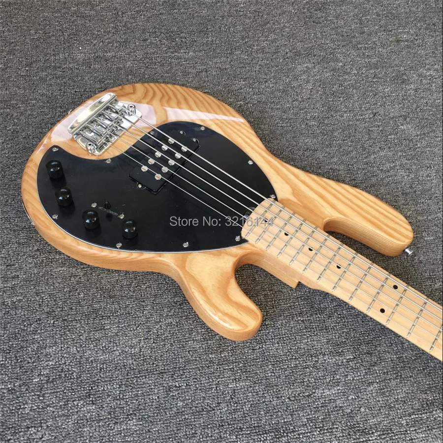 New product 5 string bass music man, floor of wood of northeast China ash, all colors can be, real photos, wholesale and  retail