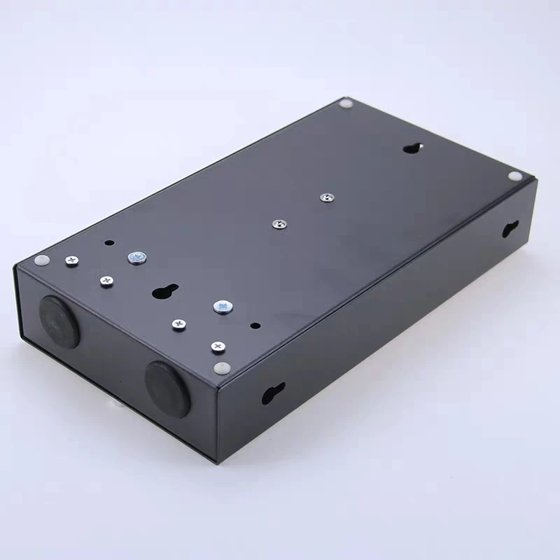 16-жильная FTTH ST пустая коробка терминала SPCC 16-портовая ST волоконно-оптическая коммутационная панель FTTX распределительная коробка black ELINK 1,0 м...