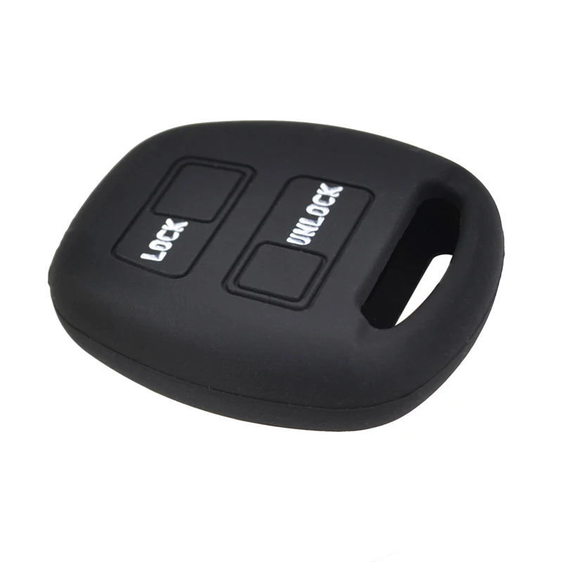 Silicone Key Case Cover For Toyota Land Cruiser RAV4 Previa Yaris Alphard Celica Pixis Space Truck Epoch Passo Rush HiAce MR2