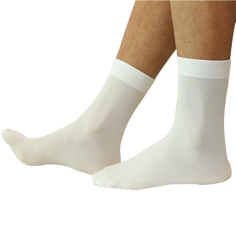 20pairs/lot High Quality Brand sexy ultrathin transparent Men Casual Black Silk Socks Male White black grey blue thin Socks