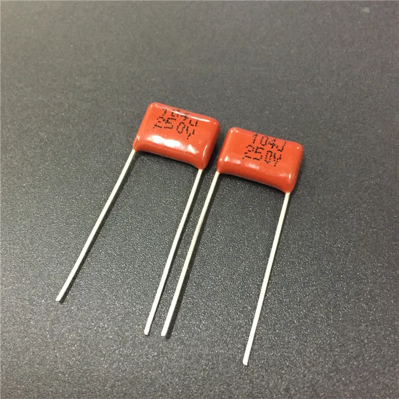 

10pcs CBB 104 250V 104J CBB21 0.1uF 100nF P10 Metallized Polypropylene Film Capacitor