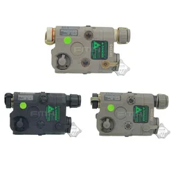 FMA Tactical PEQ15 LED White Light and Green Laser with IR Lenses, Upgrade Version, BK, DE, FG