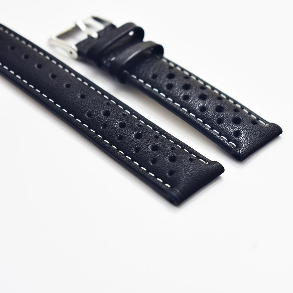 Watch Band Genuine Leather Straps 18mm 20mm 22mm 24mm Watch Acessories Klittenband Men High Quality Watchbands