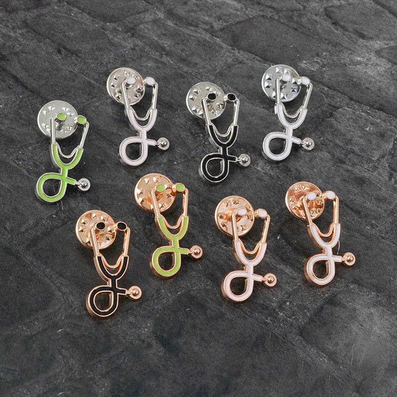 Stethoscope Brooches Stethoscope Lapel pins Care assistant Registered nurse Doctor Nursing Gift Medical Student Graduation Gift