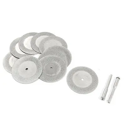 40mm x 1mm Gray Flaring Cup Type Diamond Grinding Wheel Cutter 10PCS