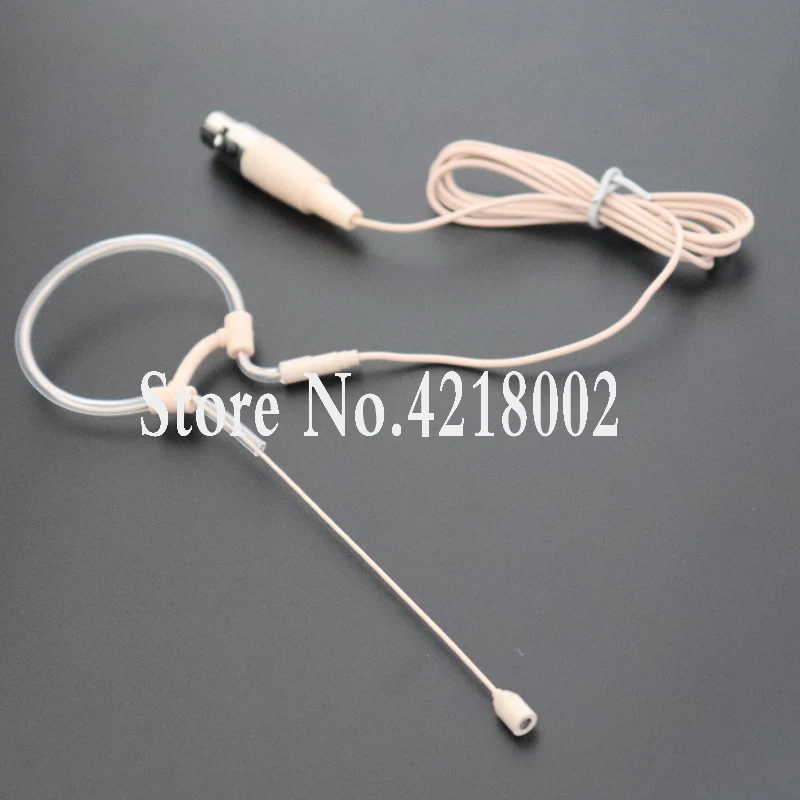 

Skin Ear Hook Hanging Headset Microphone Mic for Shure ULX SLX PGX UT KCX BLX GLX Wireelss S Mic System 4 Pin XLR TA4F