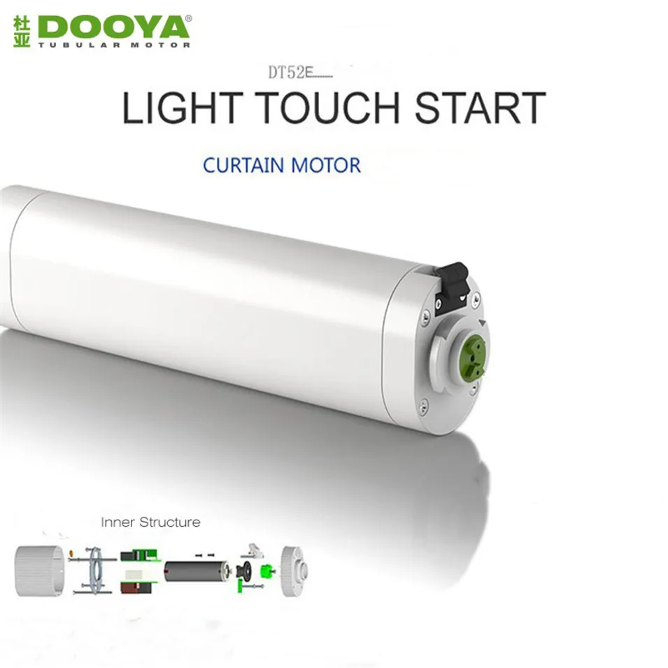 Dooya DT52E Electric Curtain Motor 220V 45W,Open Closing Window Curtain Track Motor,Home Automatic Curtain Motor for Project