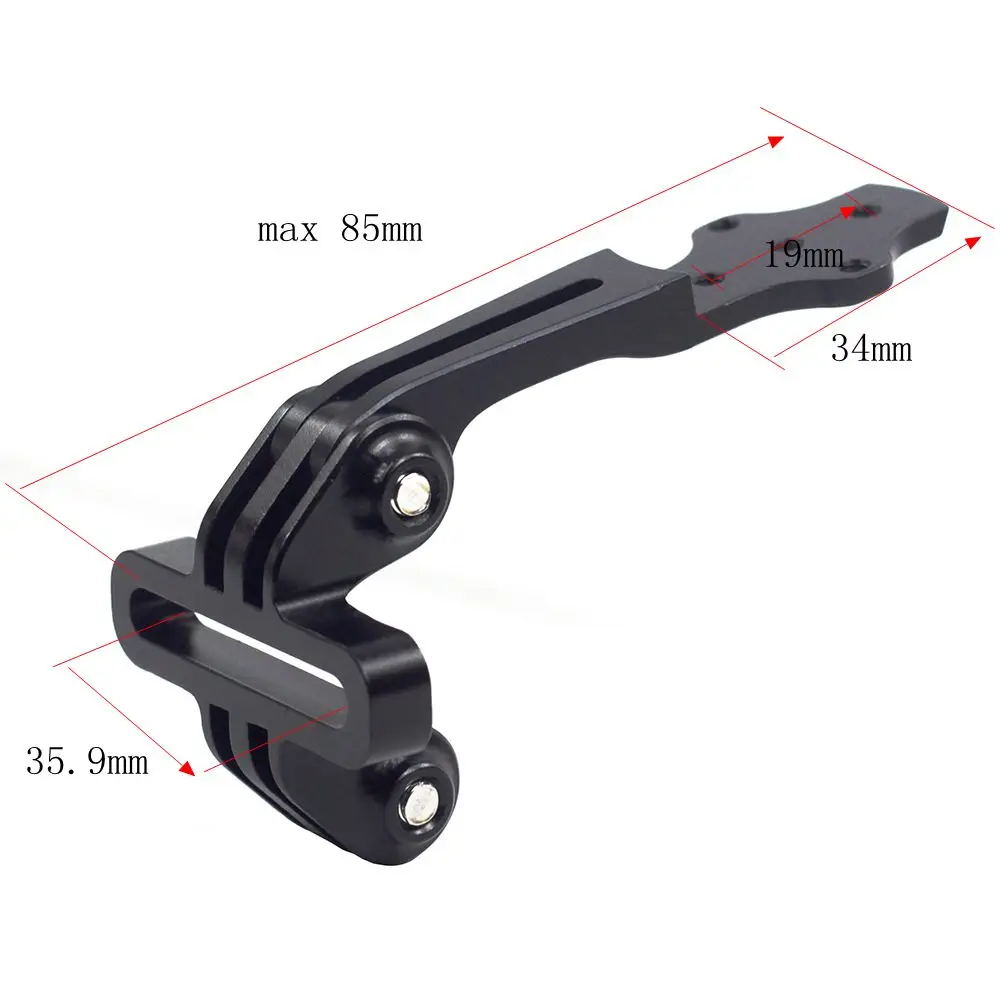 TRIGO Dual Camera Mount Headlight Holder Computer Mount For GARMIN WAHOO Elemnt Bolt Cateye GIANT Computers Adjustable Mount