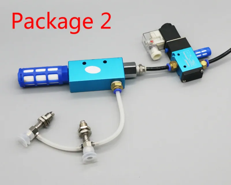 Imagem -02 - Válvula Eletromagnética do Gerador de Vácuo Válvula para a Máquina a Vácuo Acessórios Manuais Bloco de Sucção